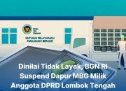 Dinilai Tidak Layak, BGN RI Suspend Dapur MBG Milik Anggota DPRD Lombok Tengah
