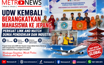 UDW Kembali Berangkatkan Mahasiswa ke Jepang, Perkuat Link and Match Dunia Pendidikan dan Industri