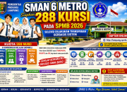 SMAN 6 Metro Siapkan 288 Kursi pada SPMB 2026, Seleksi Dilakukan Transparan Berbasis Sistem