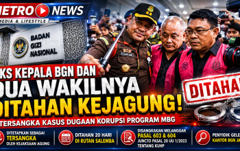 Eks Kepala BGN dan Dua Wakilnya Ditahan Kejagung, Tersangka Kasus Dugaan Korupsi Program MBG