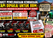 Paket Pemeliharaan Kendaraan, Tapi Dipakai untuk BBM: Realisasi Anggaran Kelurahan Mulyojati Disorot
