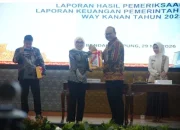 Konsisten Jaga Akuntabilitas, Pemkab Way Kanan Raih Opini WTP ke-16 Secara Berturut-turut