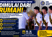 FORTASI 2026 Dimulai dari Rumah, SMK Muhammadiyah 3 Metro Libatkan Orang Tua Bangun Karakter Siswa