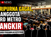 Paripurna Gagal, 12 Anggota DPRD Metro Mangkir dari Agenda Pengambilan Keputusan