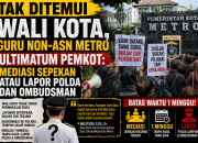 Tak Ditemui Wali Kota, Guru Non-ASN Metro Ultimatum Pemkot: Mediasi Sepekan atau Lapor Polda dan Ombudsman