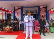 Camat Kedokan Bunder Pimpin Detik-Detik Proklamasi HUT ke-81 RI, Tekankan Kerja Nyata dan Persatuan